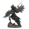 ORIGEN Home Decor Morrigan Reina Celta Bronce Figura Diosa Gris 22x22x11cm