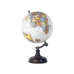 By SIGRIS Globo Mundo Blanco 20 Cm. Decoración Globos Mundo Colección World Map Signes Grimalt Decor And Go