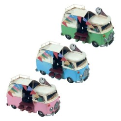 By Sigris - Figura Decorativa | Adorno Furgoneta - Carrito de los Helados, Pack de 3 Colores  Decor And Go