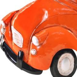 By SIGRIS Coche Retro Pared Naranja Adorno Pared Placas Metal Colección Vintage Signes Grimalt Decor And Go