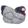 Signes Grimalt By SIGRIS - Figura Gallina Gris de Resina | Figura de Gallina Figuras De Resina Para Jardin Figura Resina Decorac