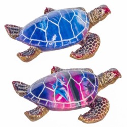 Signes Grimalt By SIGRIS - Figura Tortuga 2 Unidades Azul de Resina | Figura de Animal Figuras De Resina Para Jardin Figura Resi