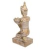 Signes Grimalt By SIGRIS - Figura Buda De Rodillas Dorado de Resina | Figura de Buda Figuras De Resina Para Jardin Figura Resina