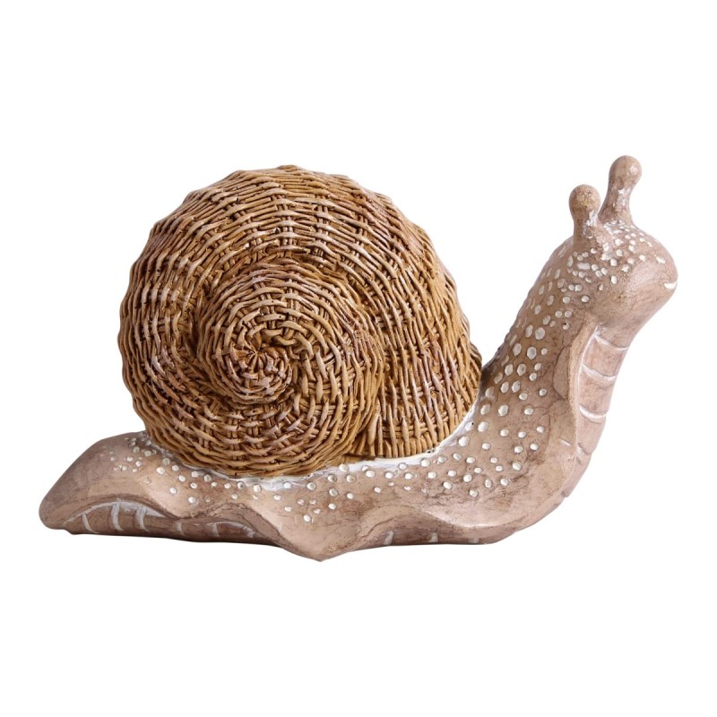 Signes Grimalt By SIGRIS - Figura Caracol Marrón de Resina | Figura de Animal Figuras De Resina Para Jardin Figura Resina Decora