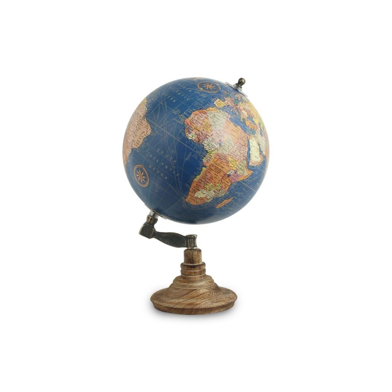 By SIGRIS Globo Terráqueo 20 Cm. Decoración Globos Mundo Colección World Map Signes Grimalt Decor And Go