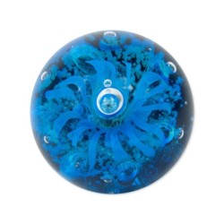 By Sigris - Pisapapeles de Cristal | Color - Azul, 6,5 cm x 7 cm x 7 cm - Regalo Original  Decor And Go