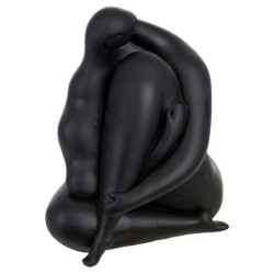 Signes Grimalt By SIGRIS - Figura Mujer Negro de Resina | Figura de persona Figuras De Resina Para Jardin Figura Resina Decoraci