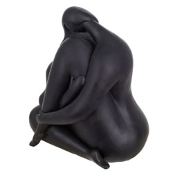 Signes Grimalt By SIGRIS - Figura Mujer Negro de Resina | Figura de persona Figuras De Resina Para Jardin Figura Resina Decoraci