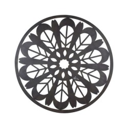 By Sigris - Decoración de Pared | Cuadro Mandalas Pared - 80 cm x 1,5 cm x 80 cm, Metal  Decor And Go