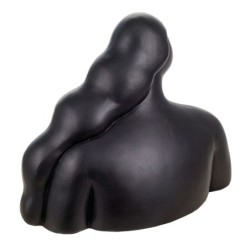 Signes Grimalt By SIGRIS - Busto Mujer Negro de Resina | Figura de Persona Figuras De Resina Para Jardin Figura Resina Decoració