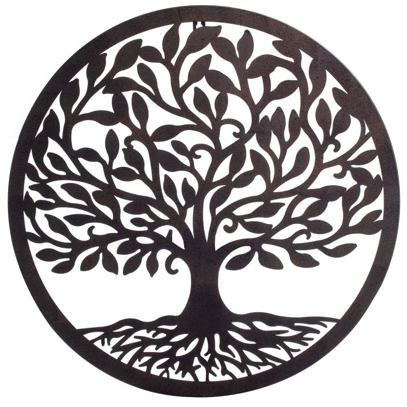 Signes Grimalt By Sigris - Decoración de Pared | Arbol de la Vida Pared - 50 cm x 1 cm x 50 cm, Metal