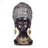 Signes Grimalt By Sigris - Figuras Decorativas | Figura en Resina - Cabeza Africana - 33 x 17 x 16 cm