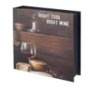 Signes Grimalt By Sigris - Libros Decorativos | Caja Libro de Madera con Pack para Vino, Diseño Vino