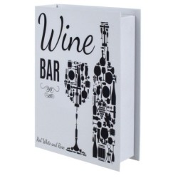 Signes Grimalt By Sigris - Libros Decorativos | Caja Libro de Madera con Pack para Vino, Diseño Vino