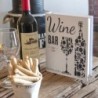 Signes Grimalt By Sigris - Libros Decorativos | Caja Libro de Madera con Pack para Vino, Diseño Vino