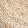 Signes Grimalt by Sigris - Puff Yute | Puff Redondo - Realizado en Yute y Poliester | Color: Beige