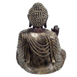 Signes Grimalt By SIGRIS - Figura Buda Meditando Negro de Resina | Figura de Buda Figuras De Resina Para Jardin Figura Resina De