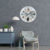 By SIGRIS Reloj Pared 58 Cm. Adorno Pared Relojes Colección World Map Signes Grimalt Decor And Go