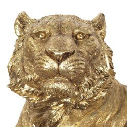 By SIGRIS Tigre De Resina Acostado Figuras Animales Colección Dorado Signes Grimalt Decor And Go