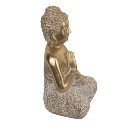 Signes Grimalt By SIGRIS - Figura Buda Rezando Dorado de Resina | Figura de Buda Figuras De Resina Para Jardin Figura Resina Dec