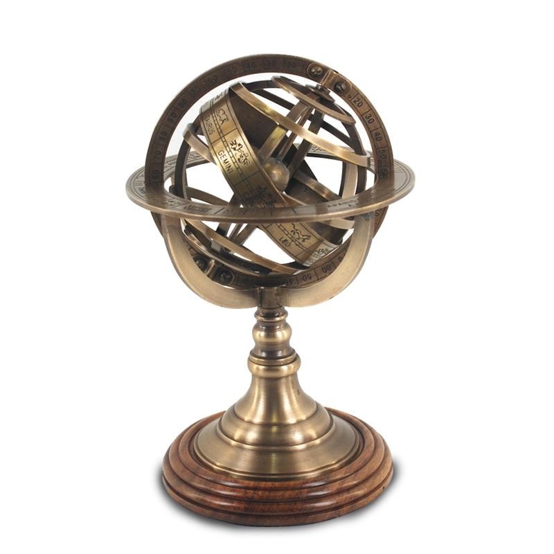 By SIGRIS Esfera Armillary Decoración Náutico Colección World Map Signes Grimalt Decor And Go