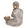 Signes Grimalt By SIGRIS - Figura Buda Apoyado Dorado de Resina | Figura de Buda Figuras De Resina Para Jardin Figura Resina Dec